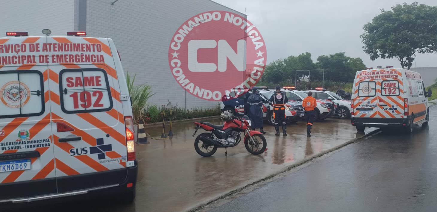 Batida moto em carro campo bonito 1