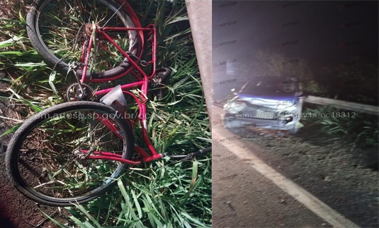 Ciclista morre em rodovia piracicaba
