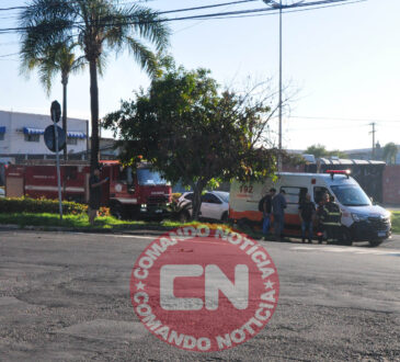 ColisÃo moto e carro rua 7 2