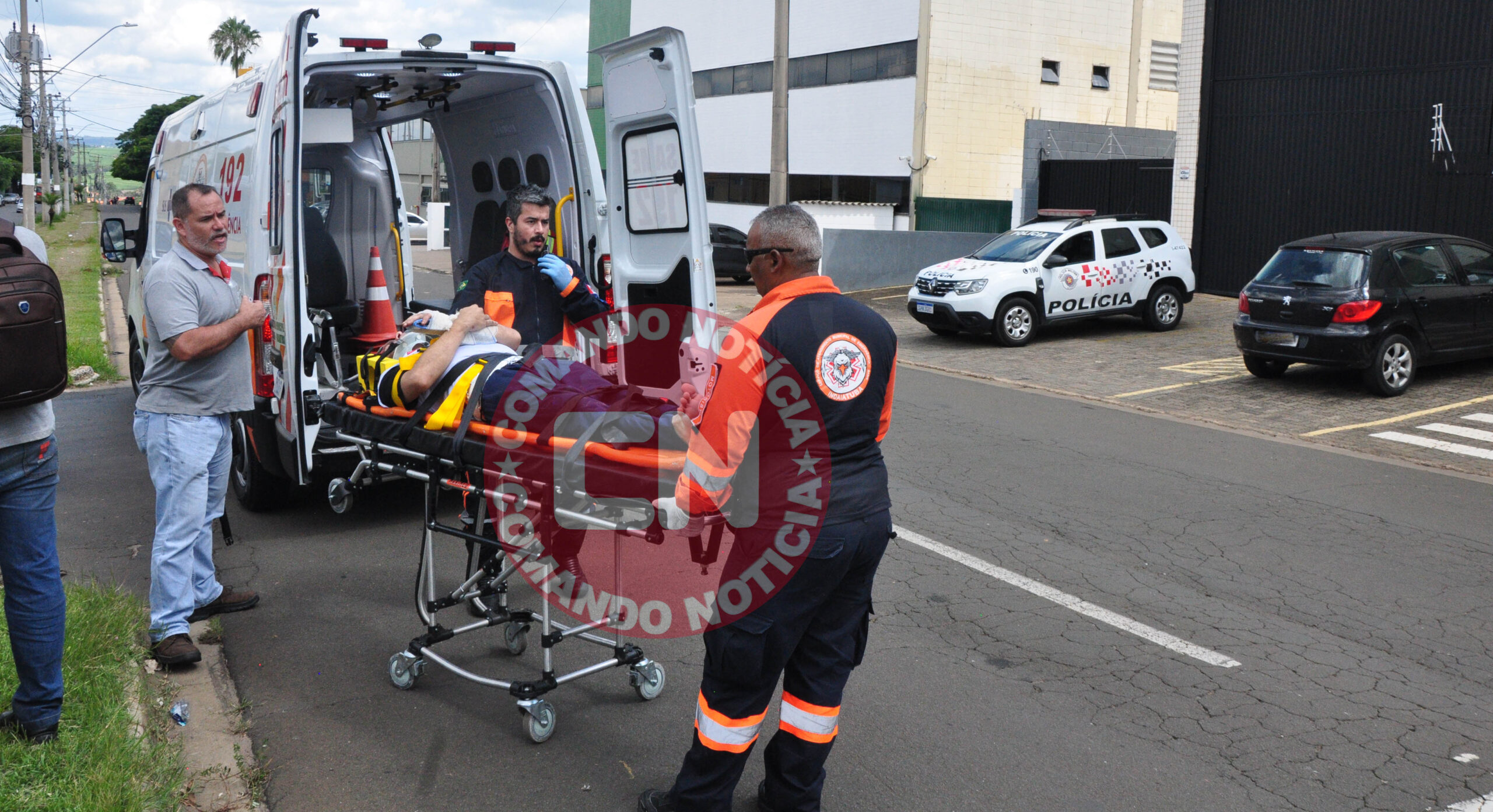 ColisÃo moto e carro santoro mirone 1