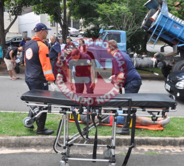 Motociclista fratura exposta na mÃo 1