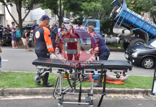 Motociclista fratura exposta na mÃo 1