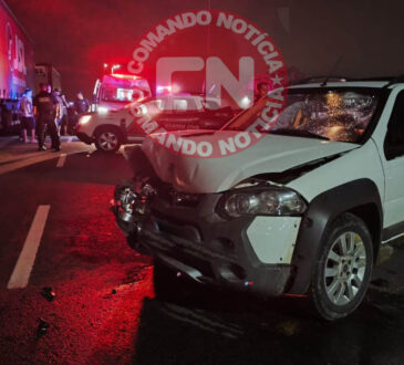 Strda bate em carreta jsl fere tio sobrinho