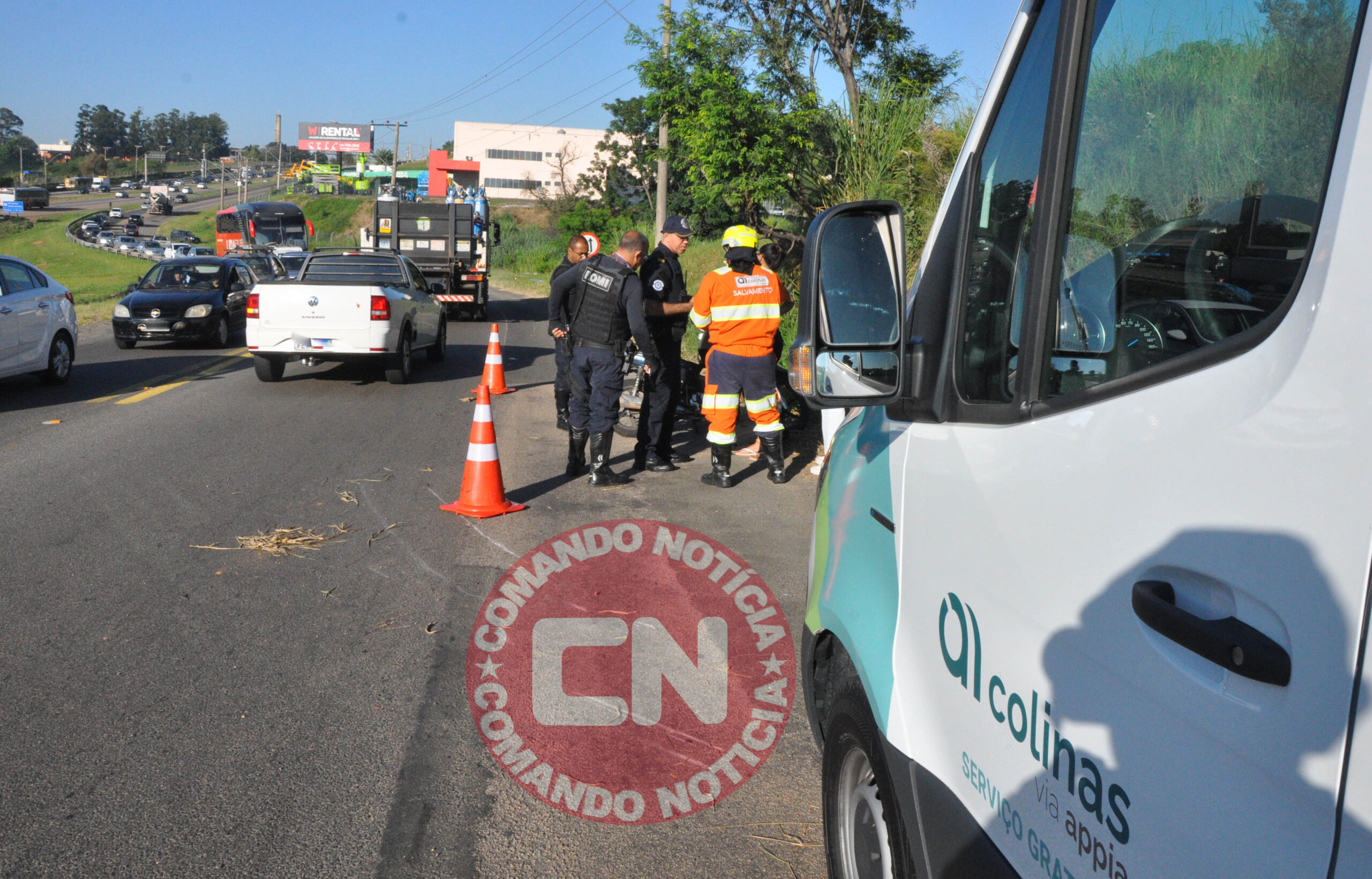 Acidente biz rua ouro