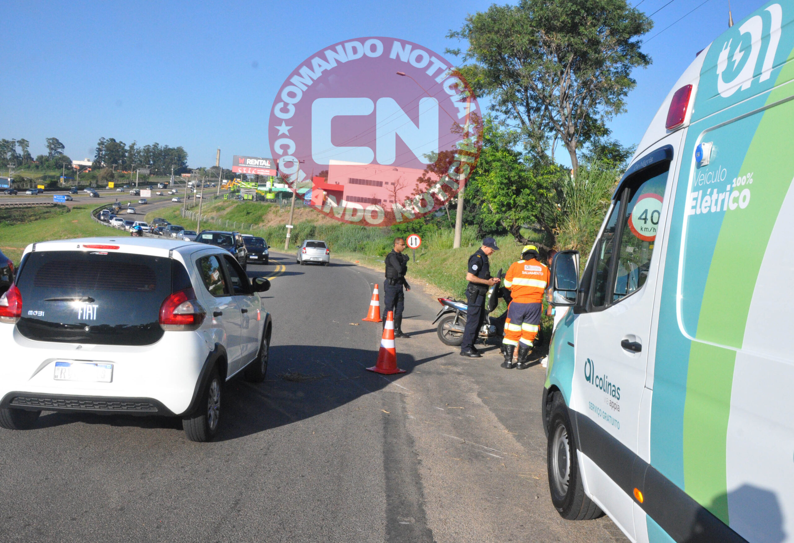 Acidente biz rua ouro 1