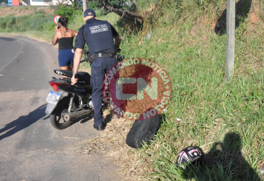 Acidente biz rua ouro 2