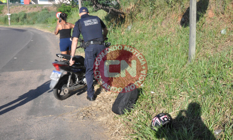 Acidente biz rua ouro 2