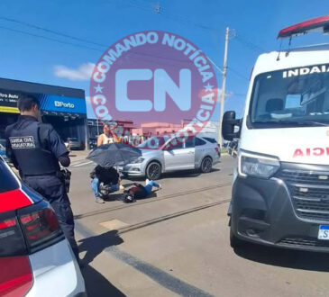 Acidente com moto taxi