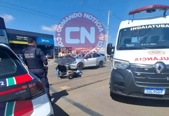 Acidente com moto taxi