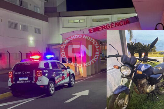 Acidente moto e carro joÃo ceccon