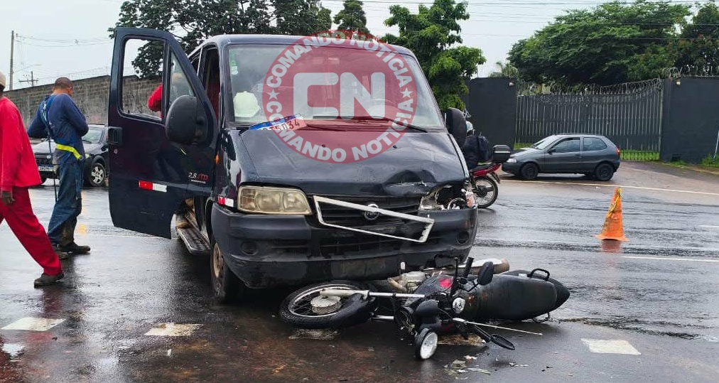 Acidente moto e van manoel ruz peres 1