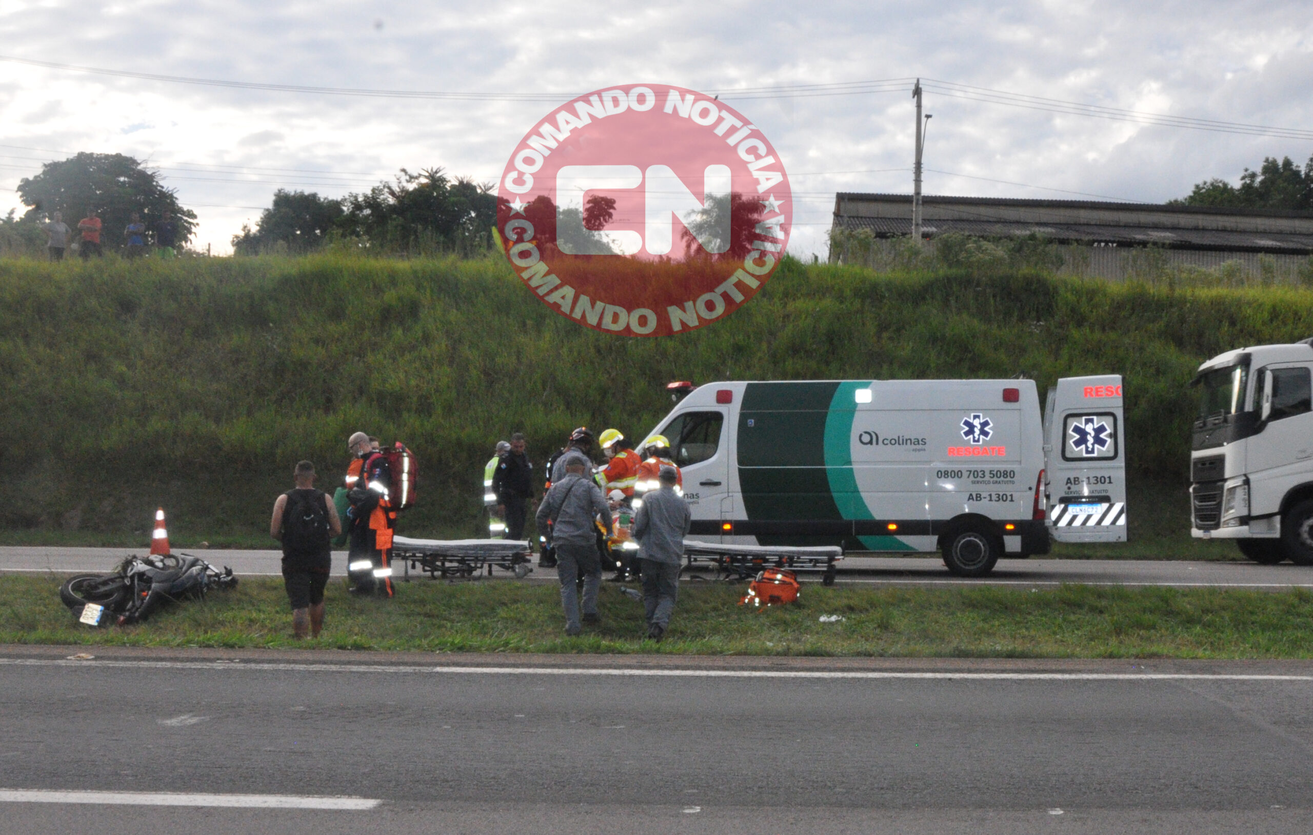 Acidente moto km 55 1