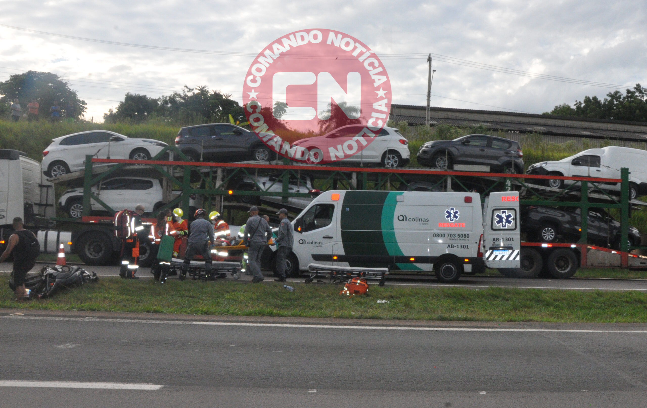 Acidente moto km 55 3