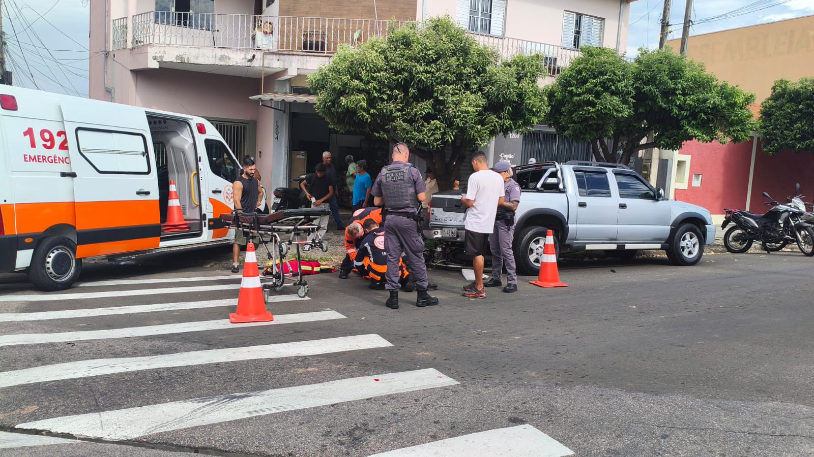 Acidente motos s10 morada sol