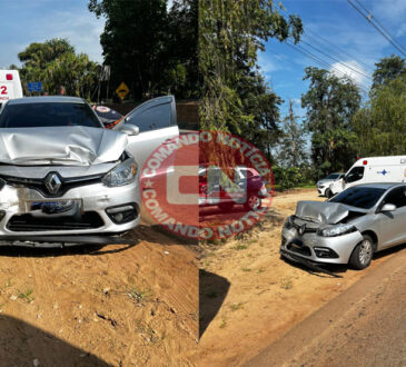 ColisÃo carro e onibus joÃo ceccom 1