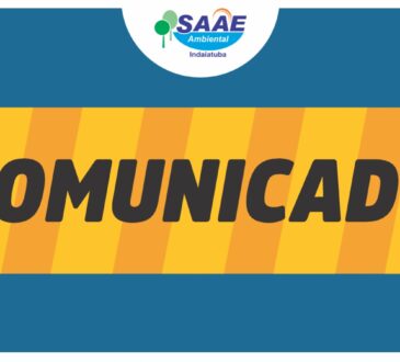 Comunicado saae