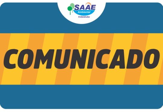 Comunicado saae