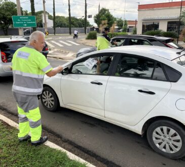 Campanha transito via colinas