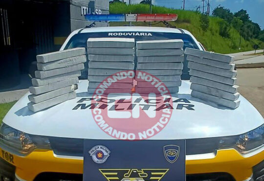 Drogas apreendidas em onibus em itu