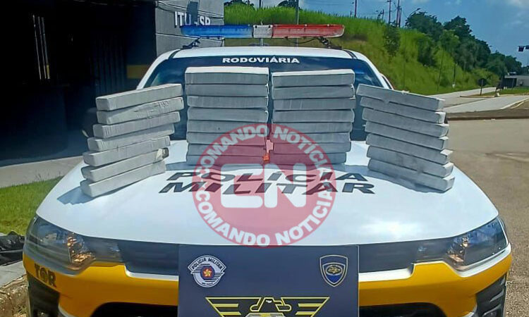 Drogas apreendidas em onibus em itu