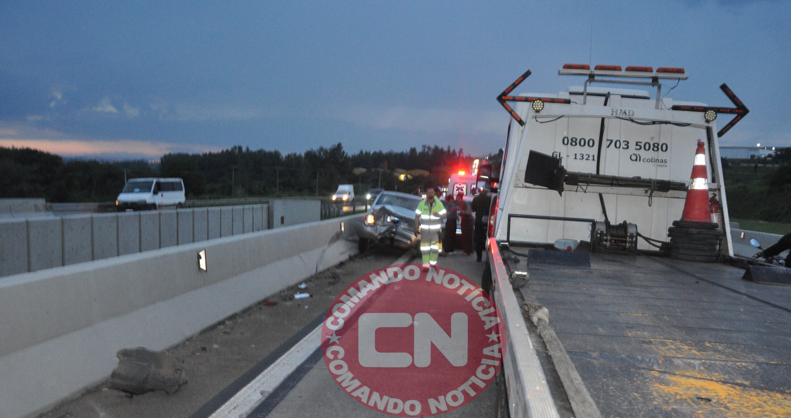 Engavetamento km 46 1