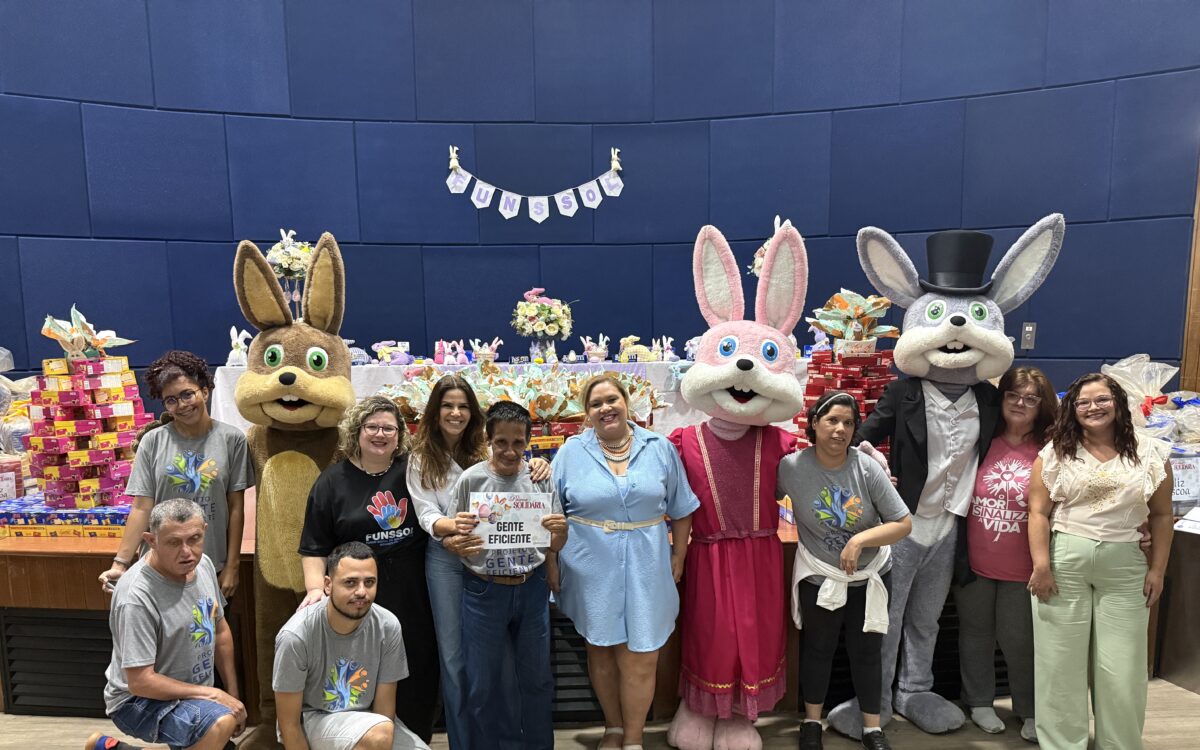 Giorgia couto entrega ovos de pascoa