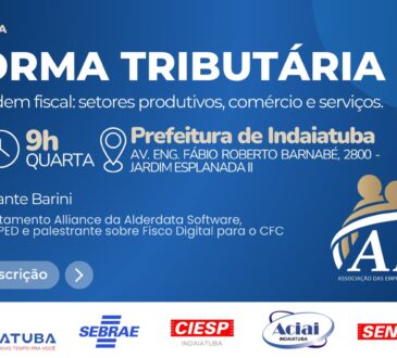 Reforma tributária indaiatuba palestra
