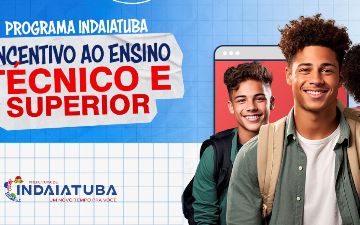 Incentivo ao ensino tecnico indaiatuba