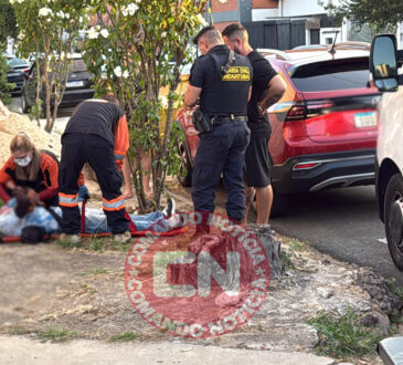 Acidente moto almirante tamandare