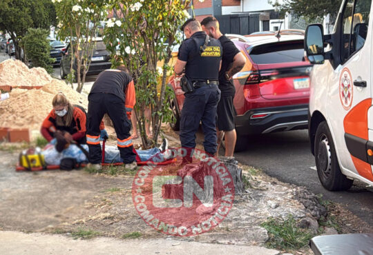 Acidente moto almirante tamandare