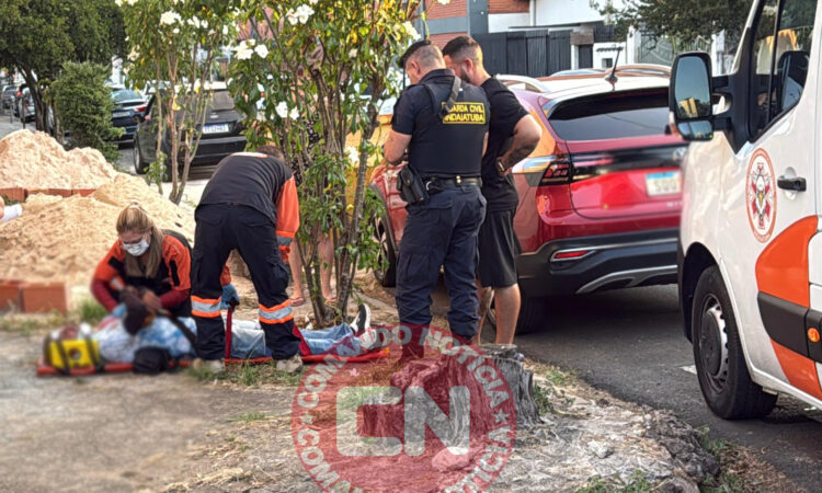 Acidente moto almirante tamandare