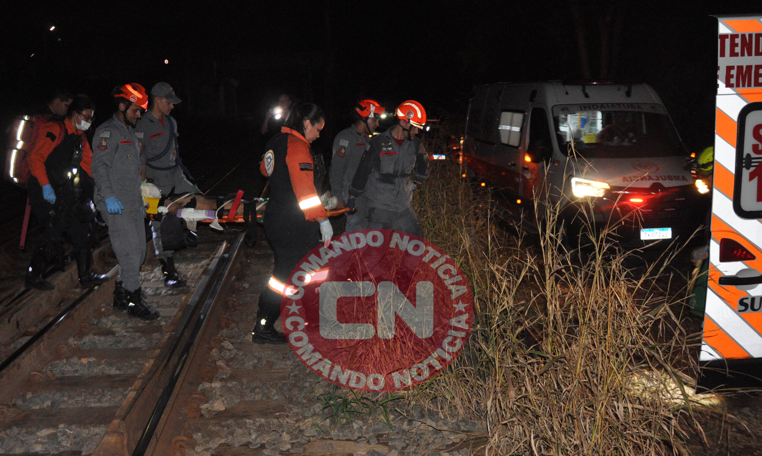 Atropelamento linha ferrea 1