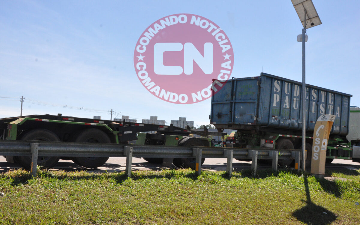 CaÇamba se solta na sp 75