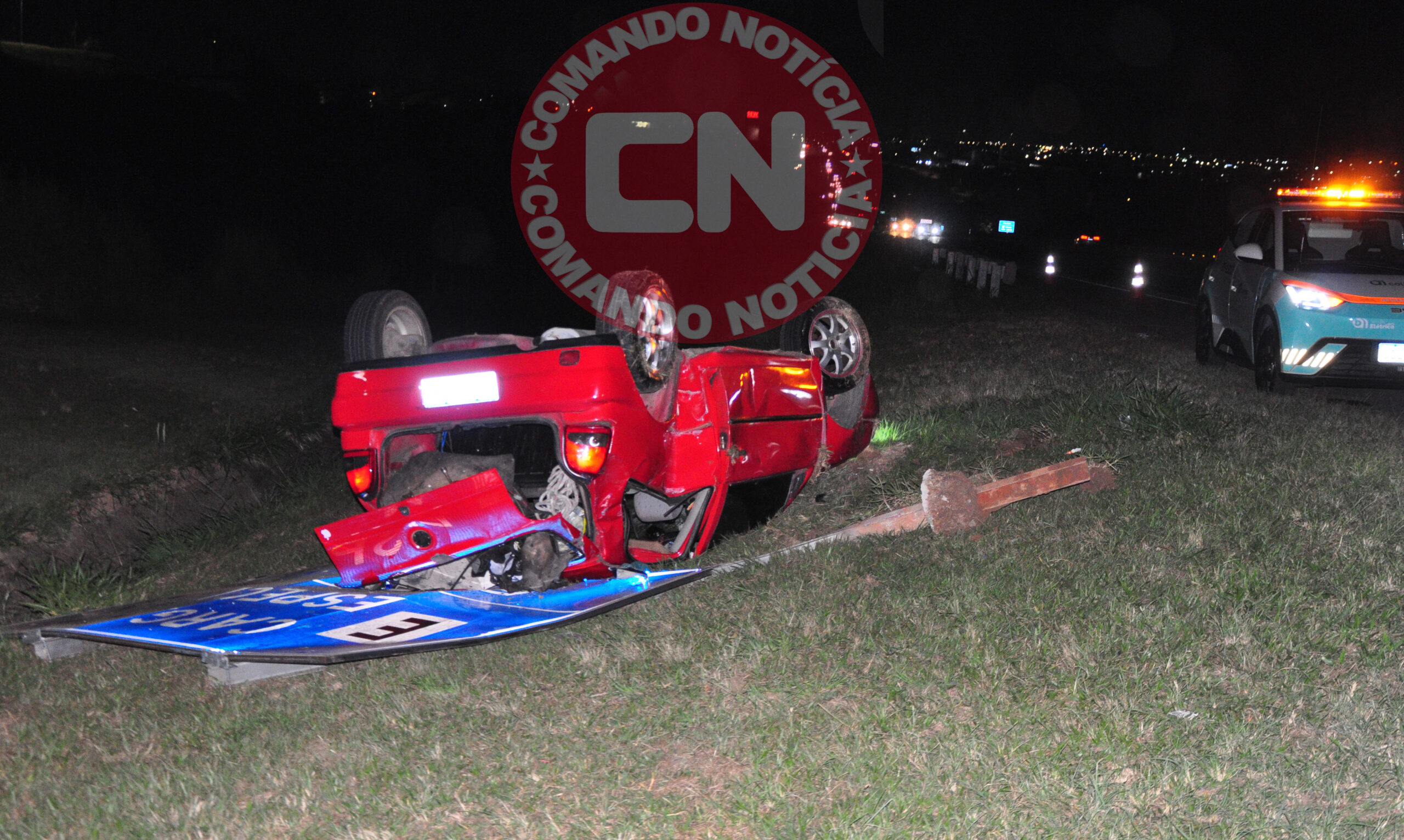 Capotamento gol vermelhp sp 75