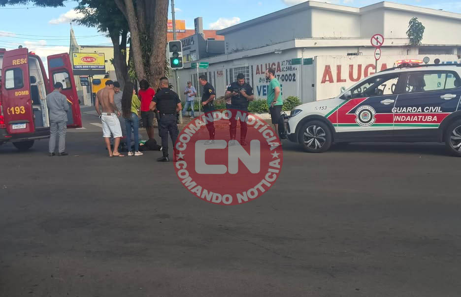 ColisÃo bike eletrica e carro vargas