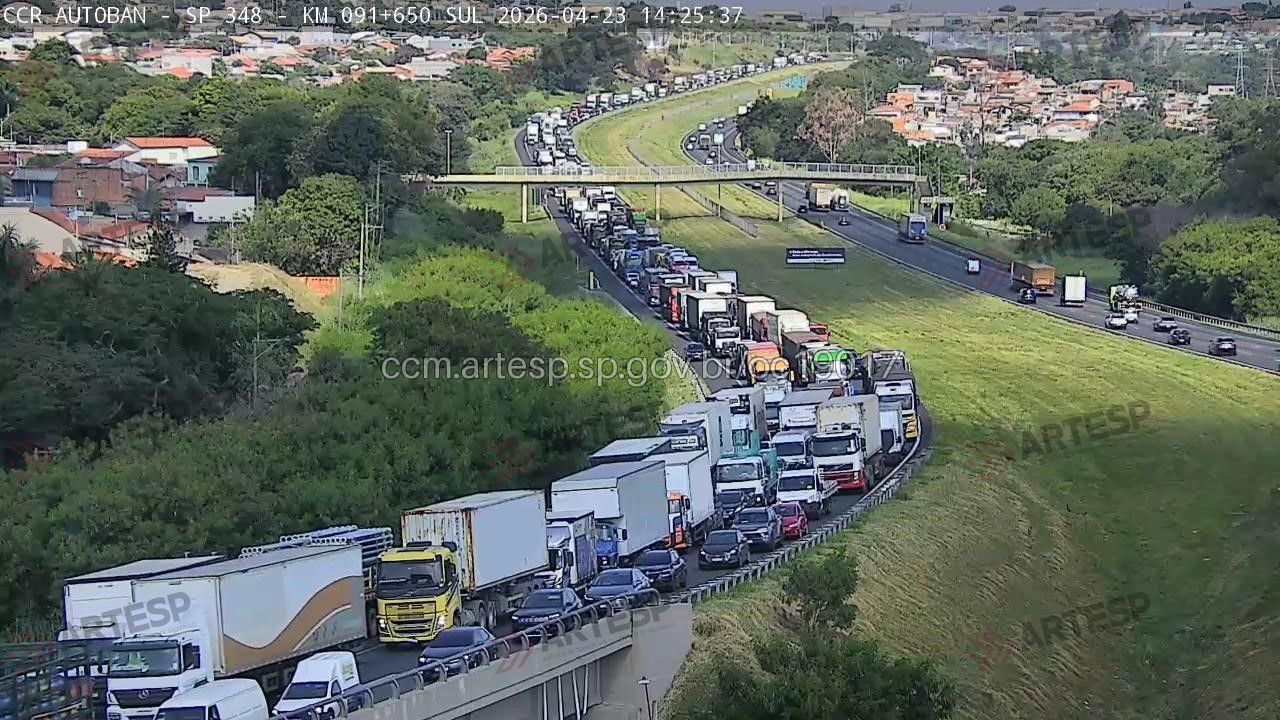 Congestionamento bandeirantes campinas