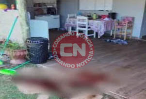 Filho mata pai a facadas salto