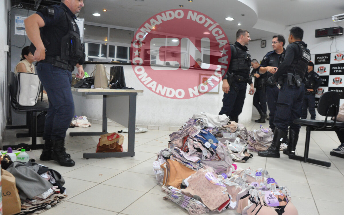 Furto calcinhas em shopping