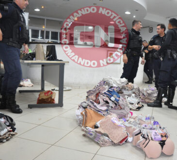 Furto calcinhas em shopping