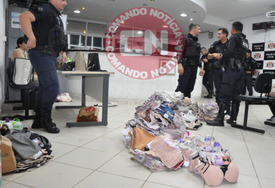 Furto calcinhas em shopping