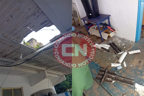 Queda telhado escola dom josÈ