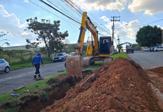 Saae troca adutora santoro mirone