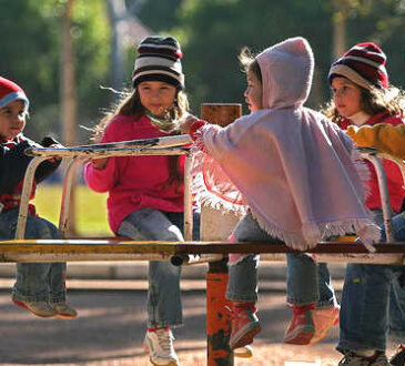 Criancas agasalhadas