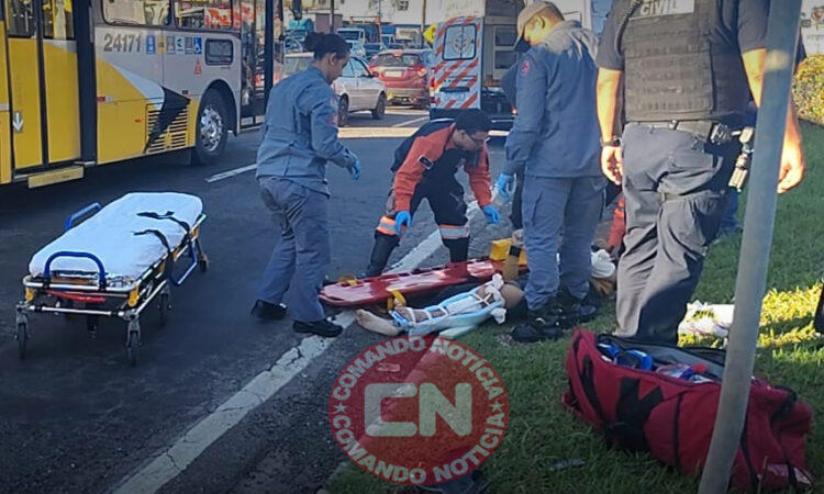 Acidente moto cruzamento rua 7 1