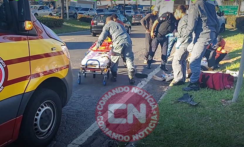 Acidente moto cruzamento rua 7 2