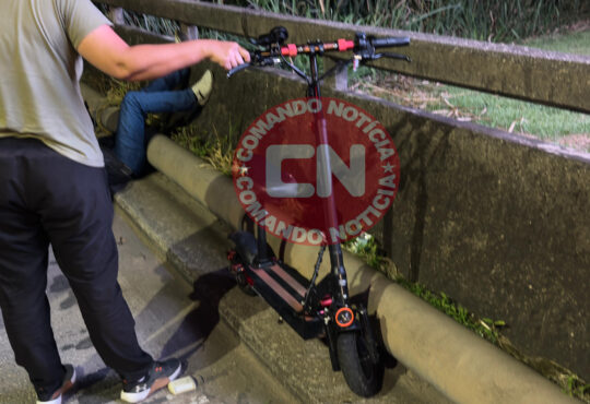 Acidente patinete e moto itaici 3