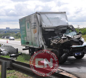 Ajudante morre colisÃo sp 75 salto 2