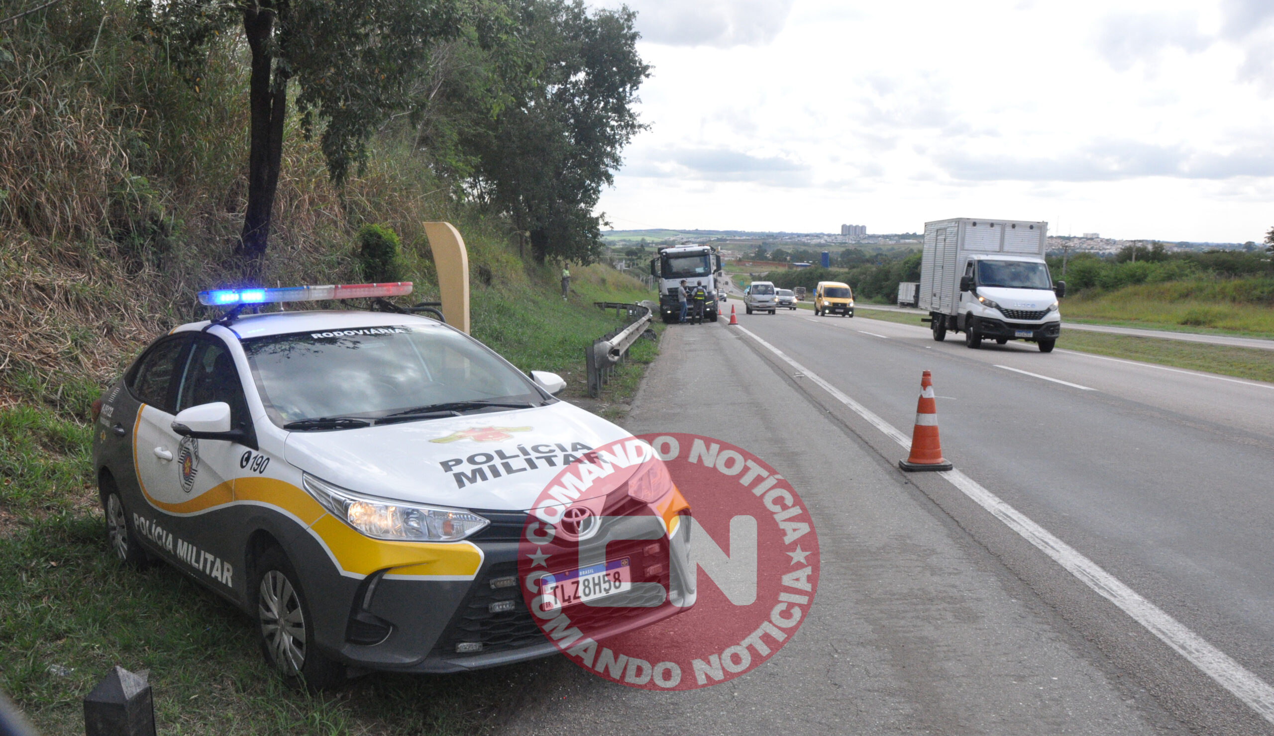 Ajudante morre colisÃo sp 75 salto 3