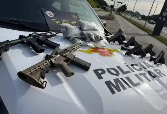 Armas do paraguai pegas em itu
