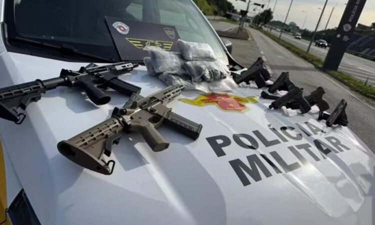 Armas do paraguai pegas em itu